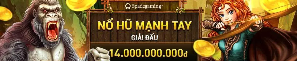 Nổ hũ mạnh tay - Thắng lớn mỗi tuần tại Slot Spadegaming với tổng tiền thưởng lên tới hơn 14 tỷ VND.