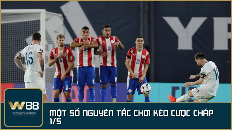 Một số nguyên tắc chơi kèo cược chấp 1/5 – Hiểu rõ các nguyên tắc quan trọng để tối ưu hóa cơ hội chiến thắng.