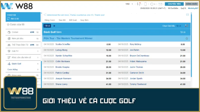 Cá cược golf – hình thức cá cược thể thao tinh tế, kết hợp giữa chiến lược phân tích và đam mê với những cú swing đẳng cấp.