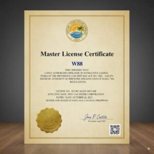Giấy phép W88 -License First Cagayan Leisure & Resort Corporation (CEZA)